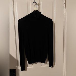 Black turtle neck shirt